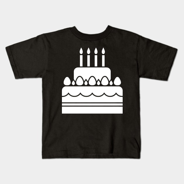 Birthday Cake Kids T-Shirt by Ramateeshop